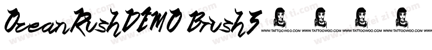 OceanRushDEMO BrushS字体转换